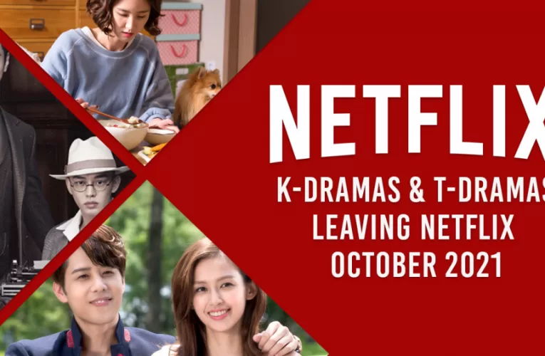 Large Selection of Popular K-Dramas & T-Dramas Leaving Netflix in October 2021