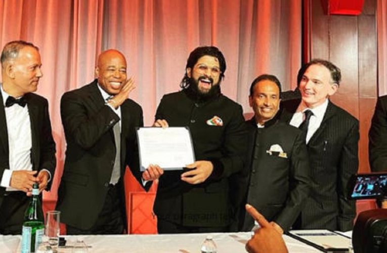 Allu Arjun awarded as `Indian Of The Year`