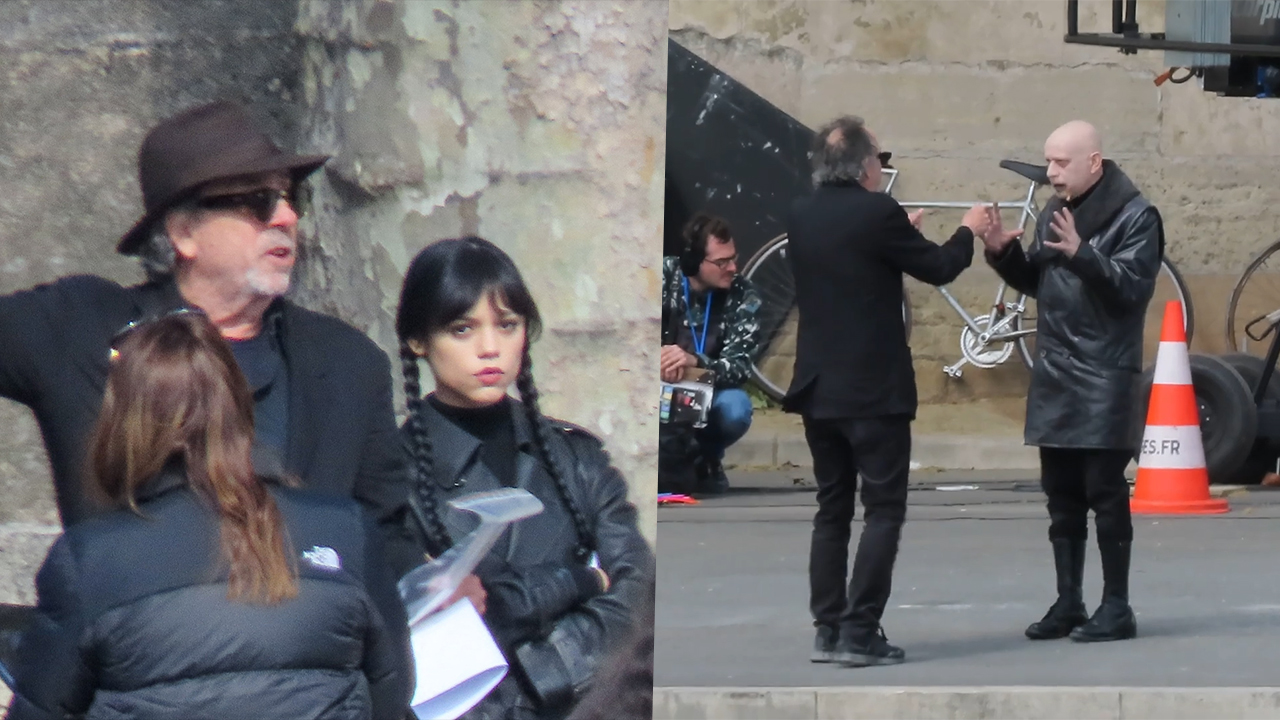 ‘Wednesday’ Season 3 Takes Over Paris! Jenna Ortega, Fred Armisen and Tim Burton Filming Along the Seine